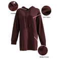 thumbnail image 5 of FIOPHY Womens Oversized Hoodies Sweatshirts Long Sleeve Drawstring Pullover Sweatshirt Fall Tops with Pocket, 5 of 7