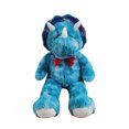 thumbnail image 1 of Blue Plush Triceratops Dinosaur, 1 of 1