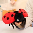 thumbnail image 6 of Lifelike Ladybug Stuffed Animal Insect Pillow Dolls Cute Soft Ladybug Plush Toys Holiday Decor Gifts, 6 of 7