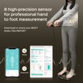 thumbnail image 3 of Smart Bioimpedance Scale Smart Body Composition Scale Digital Scale Body Fat Weight Scale Balance Bioimpedance Scale, 3 of 5