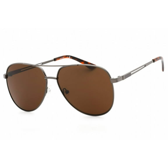 Guess Factory GF0231 08E Men's Shiny Gunmetal Full Rim Sunglasses
