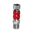 thumbnail image 5 of LeeQinersw Airbrush Quick Connect Accessories Male and Female Connection for Air Compressor 1/8 in Replacement Fittings Coupler Coupling No Valve Red, 5 of 9