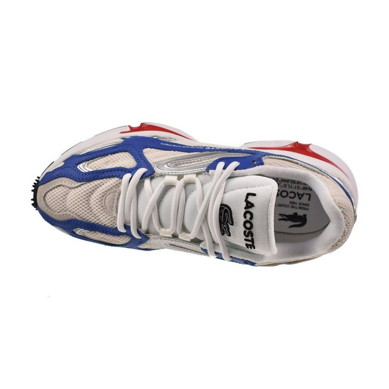 LACOSTE L003 2K24 TEXTILE Sneakers White/Red/Blue - Walmart.com