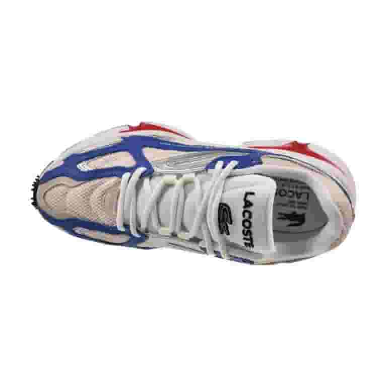 【LACOSTE】 ★ L003 2K24r Sneakers ★ Red LACOSTE L003 2K24 TEXTILE Sneakers White/Red/Blue - Walmart.com