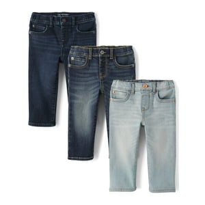 The Children's Place Baby & Toddler Boys Straight Fit Jeans, 3-Pack
