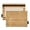 Brown Beige Stripe, variant on Dailycode 2 Pack Pencil Pouch for 3 Ring Binder Smooth Zipper Folders with Pockets Clear Window Pencil Case, Teal White Stripe