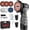 Gray, variant on Cordless Angle Grinder Kit, 19,500 RPM Mini Handheld Grinder Tool with 2x 16.8V 2000mAh Batteries & 6 Discs, 3-Inch Cut-Off Grinder for Metal, Wood Cutting, Grey