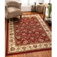thumbnail image 5 of Well Woven Persian Oriental Red Ivory Blue Green Area Rug, 5 of 6