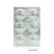 thumbnail image 3 of Juego de 6 bolas de Navidad, plateado, 3 of 6