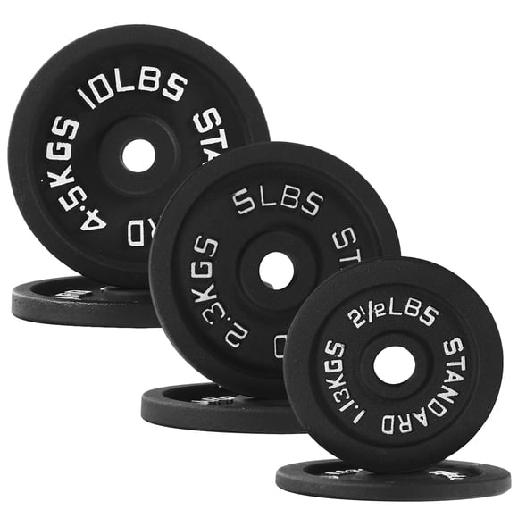 Juego de pesas Fitvids, barra estándar de 1 pulgada y 35 kg