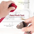 thumbnail image 4 of U-Taste Small Mini Silicone Spatula: 600ºF Heat-Resistant Food-Grade Jar Scraper for Kitchen Use, Non-Stick Seamless Flexible Baking Utensil for Mixing, Scraping Jam in Bowl (Red), 4 of 9