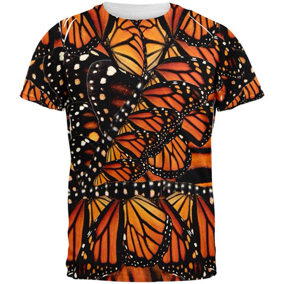 Halloween Monarch Butterfly Costume All Over Mens T Shirt Multi X-LG