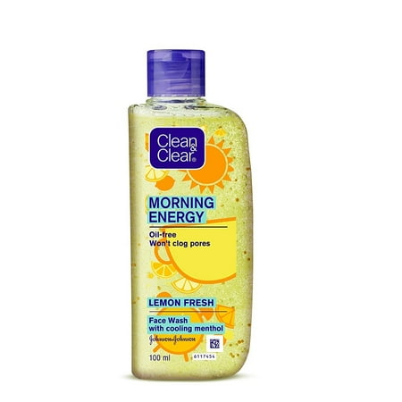 Clean & Clear Morning Energy Lemon Fresh, Yellow, 100 ml