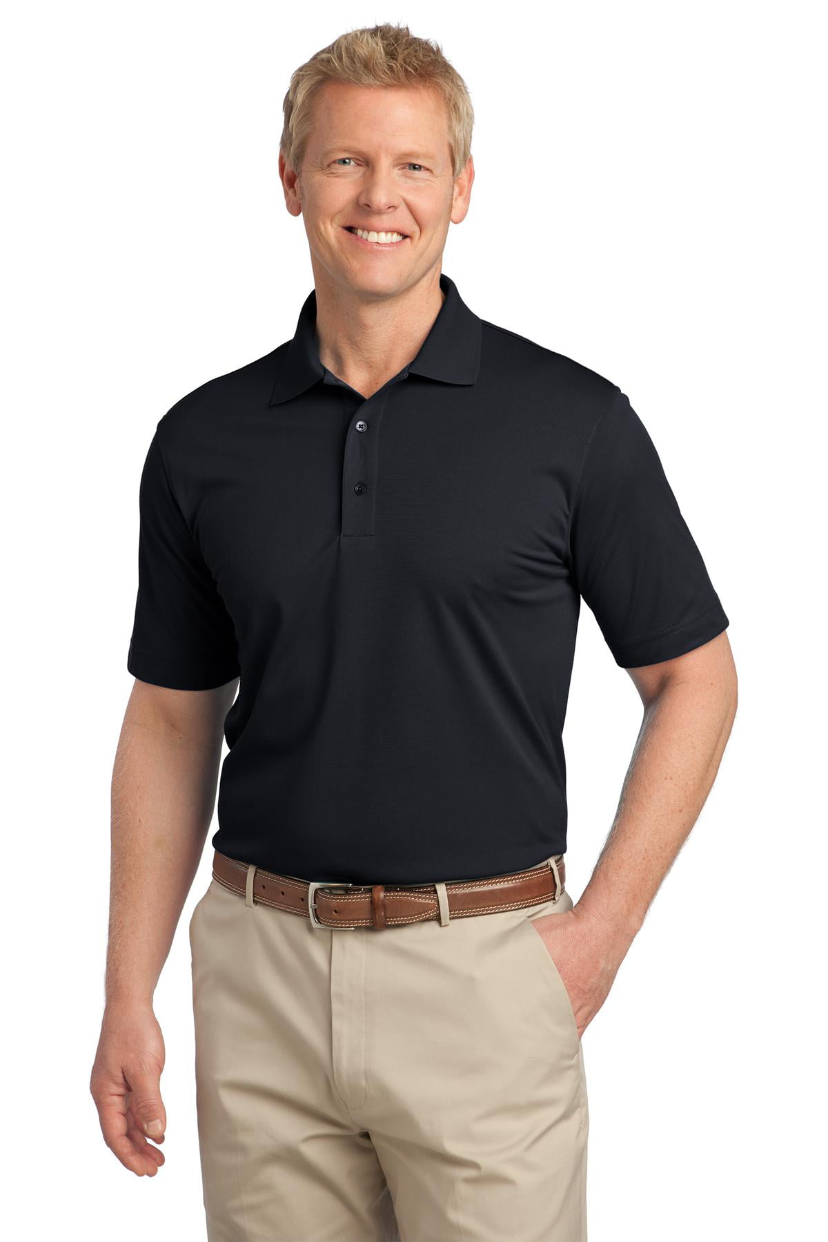 Port Authority Tall Pique Knit Polo TLK420 Mens 