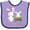 Lavender and Purple, variant on Inktastic I'm a Big Sister Girls Baby Bib
