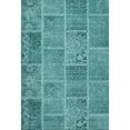 thumbnail image 2 of Addison Rugs Mayfield Washable Transitional Patchwork Turquoise Rectangle Rug, 5' x 7'6", 2 of 6