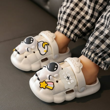 

Hunpta Kids Sandals Cartoon Slides Sandal Boys Girls Non Slip Cute Summer Children Flat Sandal Slippers Shower Beach Outdoor