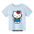 thumbnail image 4 of Ropa para niños, camiseta bonita de Hello Kitty, camisetas divertidas de dibujos animados para niños, camisetas de verano de manga corta Sonic, 4 of 4