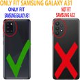 thumbnail image 2 of Samsung Galaxy A31 5G Case [Not Fit Samsung A41/A40] Dual Layers [Combo Holster] And Built-In Kickstand Bundled Hybird Shockproof (Black), 2 of 5