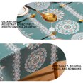 thumbnail image 3 of Nappe Rectangulaire Imperméable, Nappe en Vinyle Résistante à l'Huile et aux Taches, Nappe en Plastique Lavable, 3 of 5