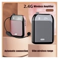 thumbnail image 3 of 2.4G 15W Wired/Wireless Voice Amplifier Portable For Teaching Lecture Tour Guide TF UDisk Megaphone Microphone Speaker ,No Screeching Distortion, 3 of 6