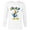 White, variant on Disney Mickey and Friends Lucky Donald Duck - Long Sleeve T-Shirt for Men - Customized-White
