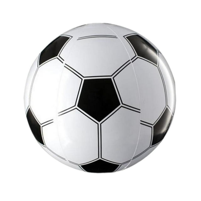 Pelota de playa inflable para niños Colamx PVC negro 14,96 pulgadas Antes de inflar 9,84 pulgadas Después de inflar