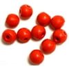 Eisco Labs Molecular Model Part; Red Ball; 2cm; 2 Holes at 90; Pk of 10