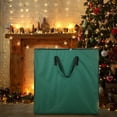 thumbnail image 4 of Fasiaou Christmas Wreath Storage Container, Hard Shell Wreath Storage Bag with Inner Pocket, Sturdy Handles and Zippers, 600D Oxford Holiday Ornament Wreath,Green, 4 of 7