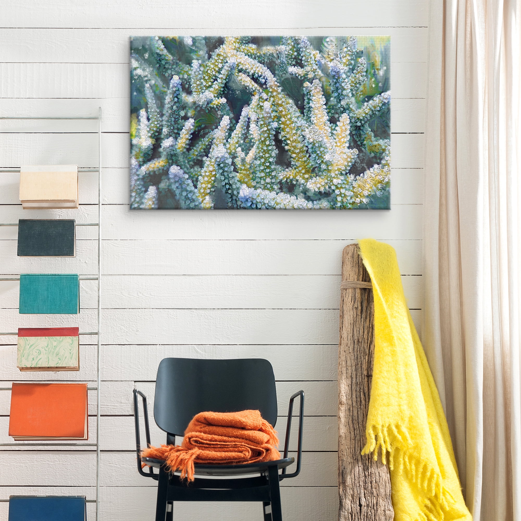 Masterpiece Art Gallery Coral Blues by Studio Arts Canvas Art Print