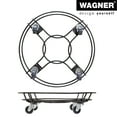 thumbnail image 6 of Wagner 15" Black Round Steel Wire Plant Caddy – Durable, Powder-Coated, 220 lbs Capacity, 6 of 7