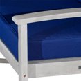 thumbnail image 3 of Cfowner Modern Accent Rocking Chair for Living Room/Bedroom/Nursery, Silver Gray Finish, Navy Cushions, 3 of 3