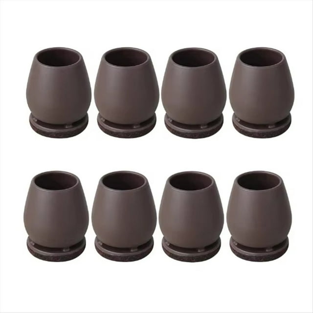 Protectores de Silicona para Patas de Silla con Almohadillas de Fieltro, Fundas para Pies de Muebles para Proteger el Piso, Se Adaptan A Patas de Mesas y Sillas