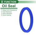 thumbnail image 3 of Anillo de Sello Labio Universal de Bargains Únicos Sello de Aceite UN 56x66x6mm Alta Presión TPU Azul 5 Pcs, 3 of 7
