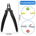 thumbnail image 2 of Diagonal Cutters, Precision Electronic Flush Cutters for Multifunctional Use, 2Pcs Ergonomically Designed Wire Snips with Ultra Sharp Blades, 2 of 8