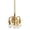 Bronze, variant on SPRING PARK Dollhouse Miniature Furniture 1:12 Doll House Accessories Mini Lamp Chandelier