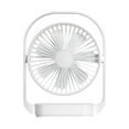thumbnail image 1 of Desktop Fan Silent Office Desktop Night Light Fan Rechargeable USB Portable Fan, 1 of 9