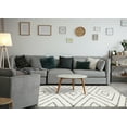 thumbnail image 2 of Rug Branch Contemporary Geometric, Trellis Cream Indoor Area Rug - 5' x 8', 2 of 8