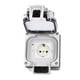 thumbnail image 1 of Enchufe para exteriores, enchufe para exteriores IP66, resistente a la intemperie, toma eléctrica impermeable para exteriores, enchufe alemán para exteriores, diseño elevado, 1 of 14