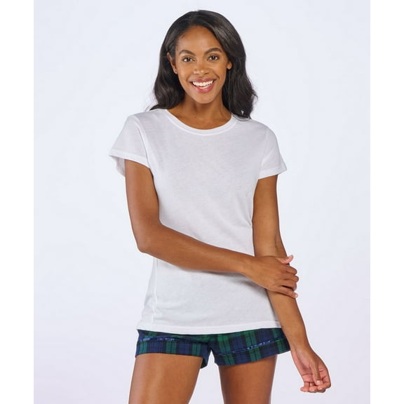 Boxercraft BW2101 Women's Tri-Blend Tee-White-XL