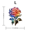 thumbnail image 2 of 3D Crystal Puzzle Rainbow Rose Wooden Set, Valentine Home Decor for Desk and Table Display, Flower Crafts for Student and Adults, Valentine's Day Gift for Her, 2 of 6