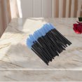 thumbnail image 4 of Unique Bargains 50 Pcs Convenient Silicone Eyelash Brush for Bathroom Black Light Blue Plastic Silicone, 4 of 5