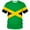 Green, variant on Rebaike Men's Jamaican Flag Shirt All Over Print Jamaica T-Shirt