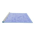 thumbnail image 2 of Ahgly Company Machine Washable Indoor Rectangle Oriental Blue Traditional Area Rugs, 5' x 7', 2 of 4