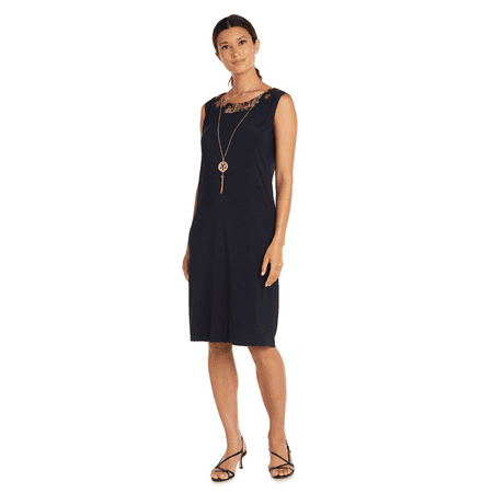 R&M Richards Women's Two-Piece Printed Jacket and Dress Set - Petite