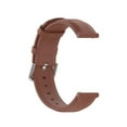 Fashionable And Durable 20mm Real Leather Round End Sweat Proof Watch