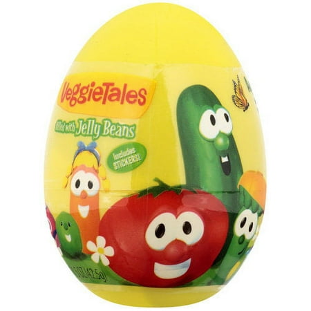 Frankford: Veggie Tales Plastic Eggs Jelly Beans, 1.50 oz