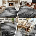 thumbnail image 5 of Area Rug for Living Room, Black Grey Mountain Non-Slip Indoor Large Carpet for Bedroom/Dining Room, Misty Forest Nature Woodland Pine Tree Landscape Washable Low-Profile Floor Runner Rugs - 5 x 7 Ft, 5 of 8