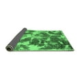 thumbnail image 2 of Ahgly Company Indoor Rectangle Abstract Emerald Green Modern Area Rugs, 7' x 10', 2 of 4