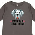 thumbnail image 4 of Inktastic Great Dane Dog Lover Boys or Girls Long Sleeve Toddler T-Shirt, 4 of 5